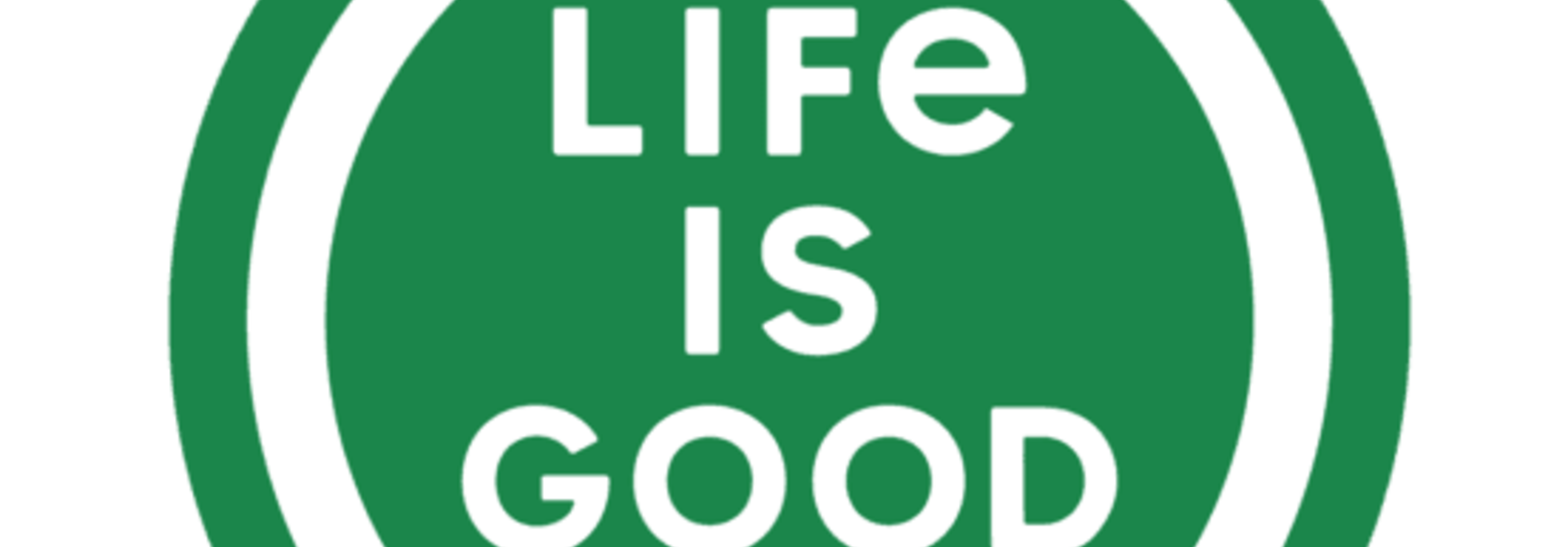 LIG 4" Circle Sticker, Jungle Green