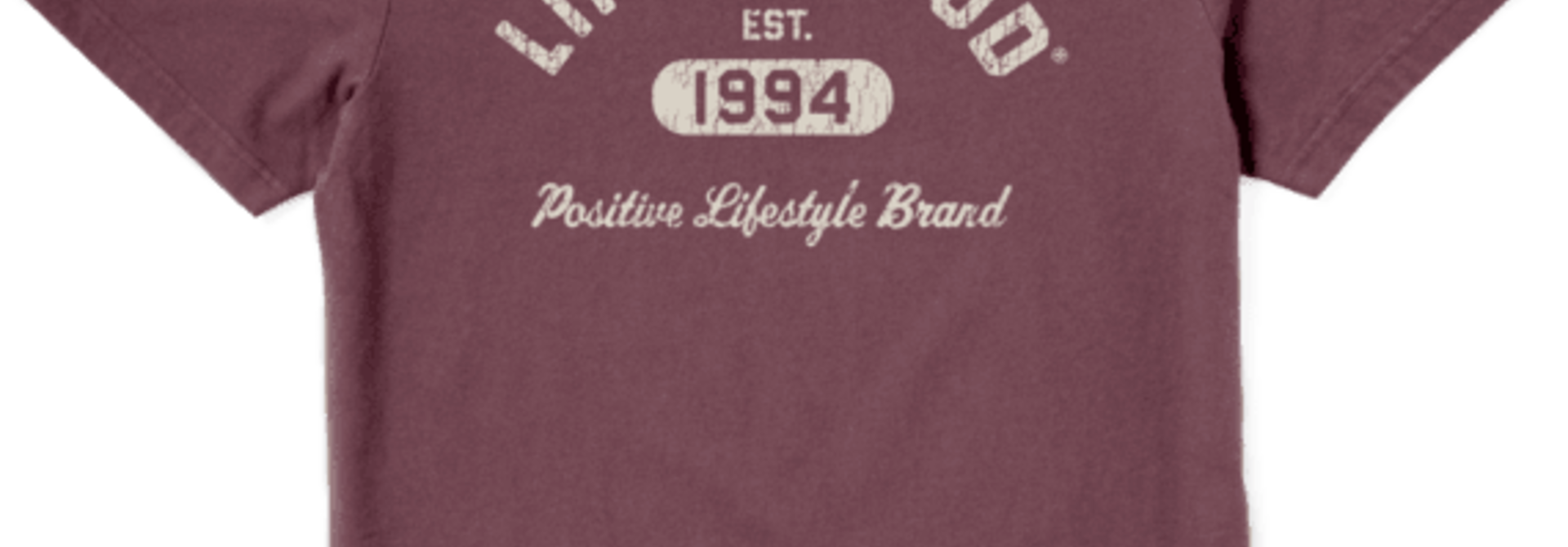M's Positive Lifestyle 1994 Crusher-Lite Tee, Mahogany Brown