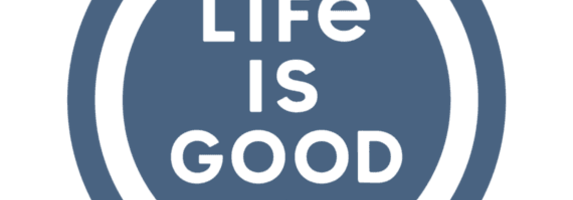 Life is Good Coin 4" Circle Sticker,