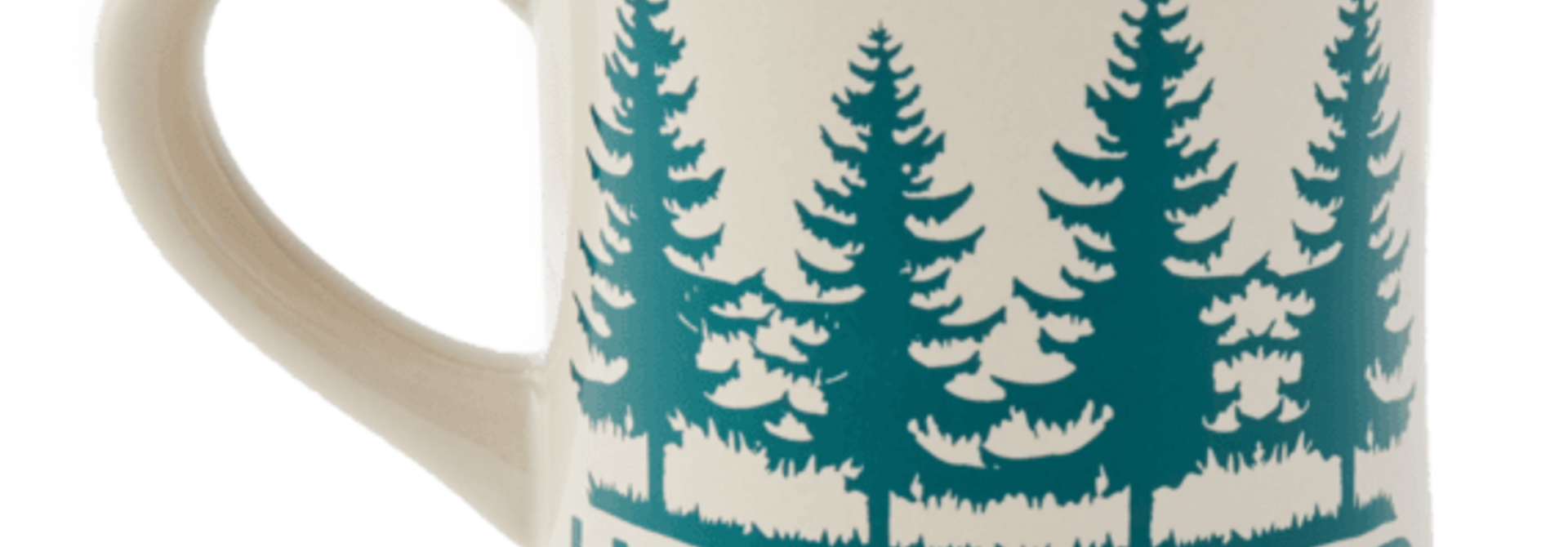 LIG Trees Diner Mug, Bone