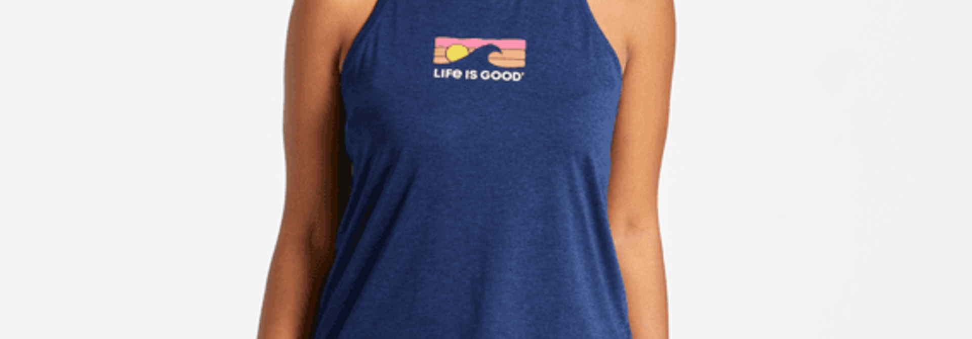 W's LIG Wave Active Tank, Darkest Blue