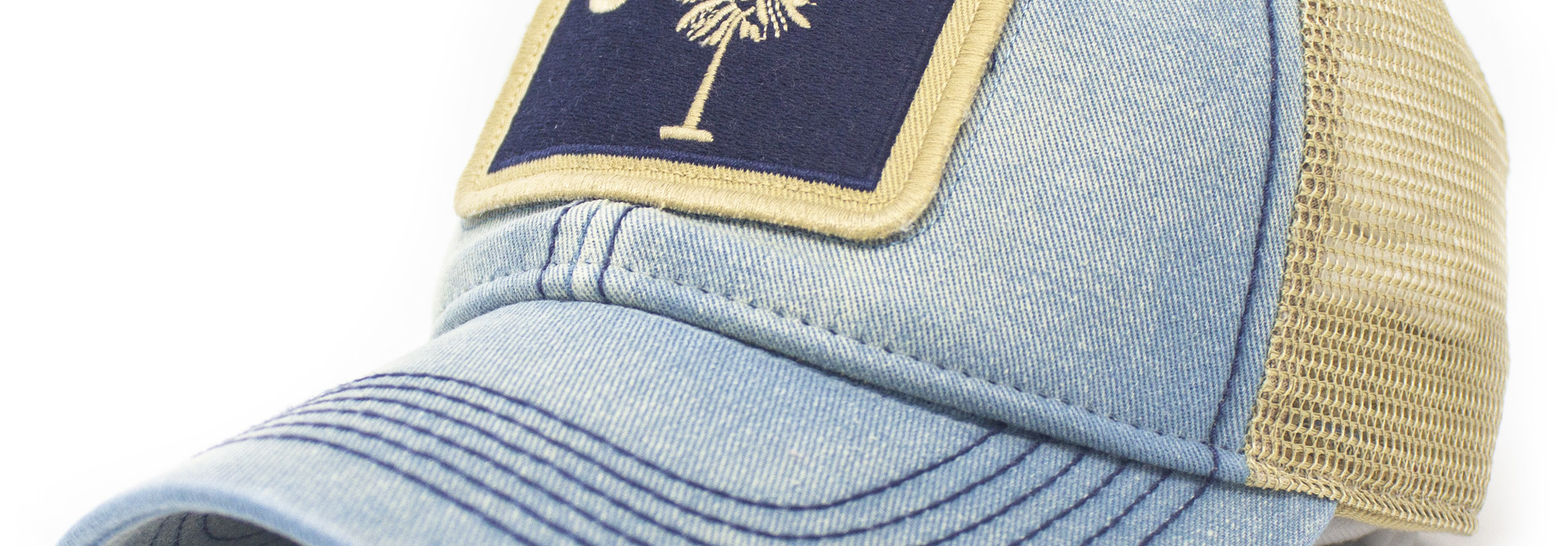 SC Flag Trucker Hat, Americana Blue