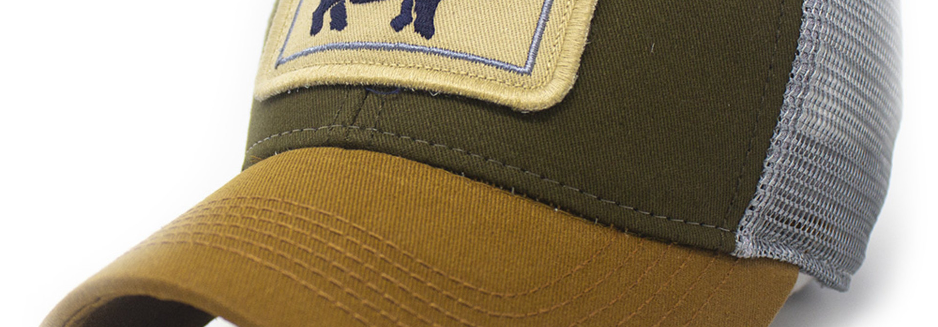 Local BBQ Pig, Everyday Trucker Hat, Structured, Olive