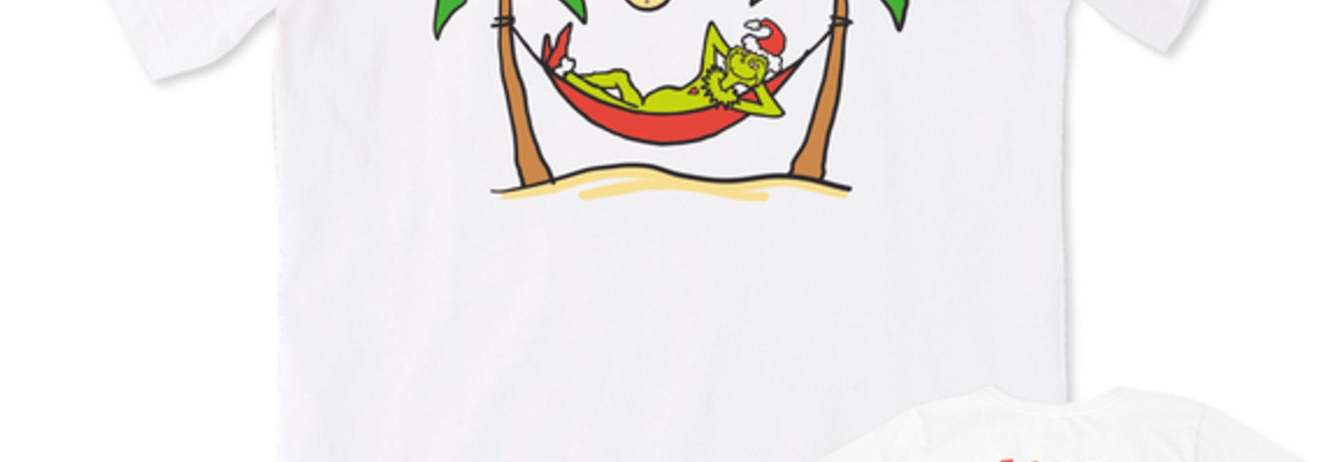 W's Grinch Gave Back Christmas Crusher Tee, Cloud White