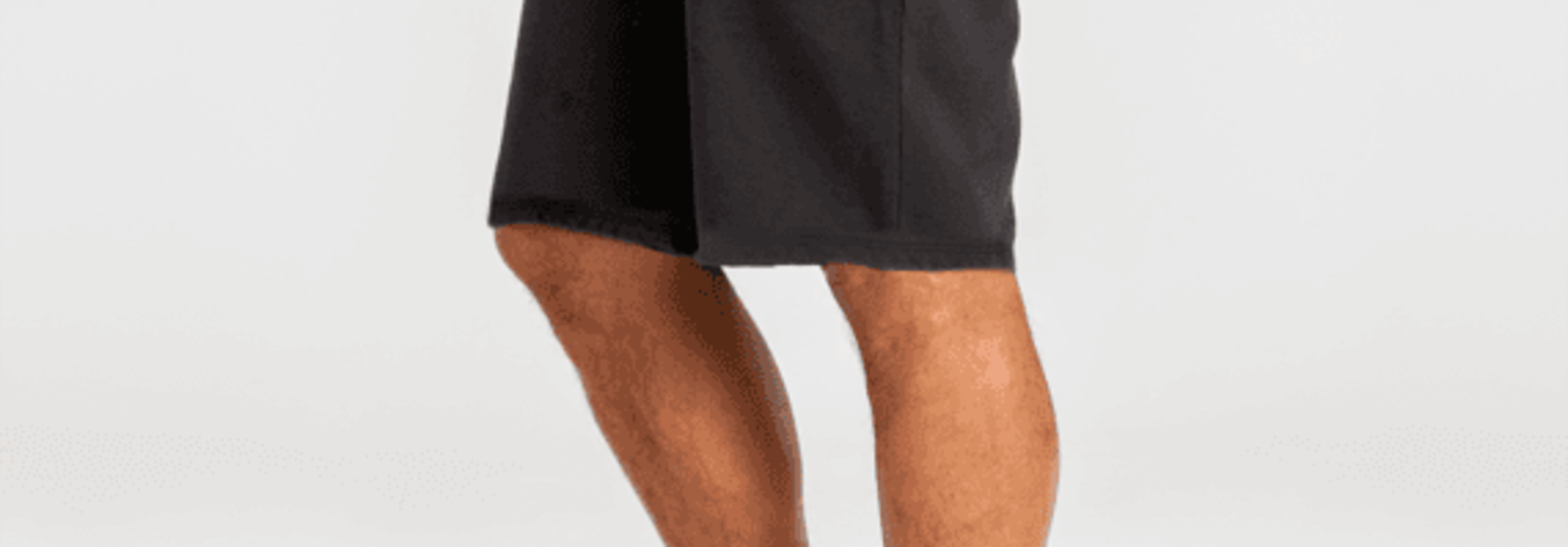 Men's Jet Black Simply True Fleece Shorts