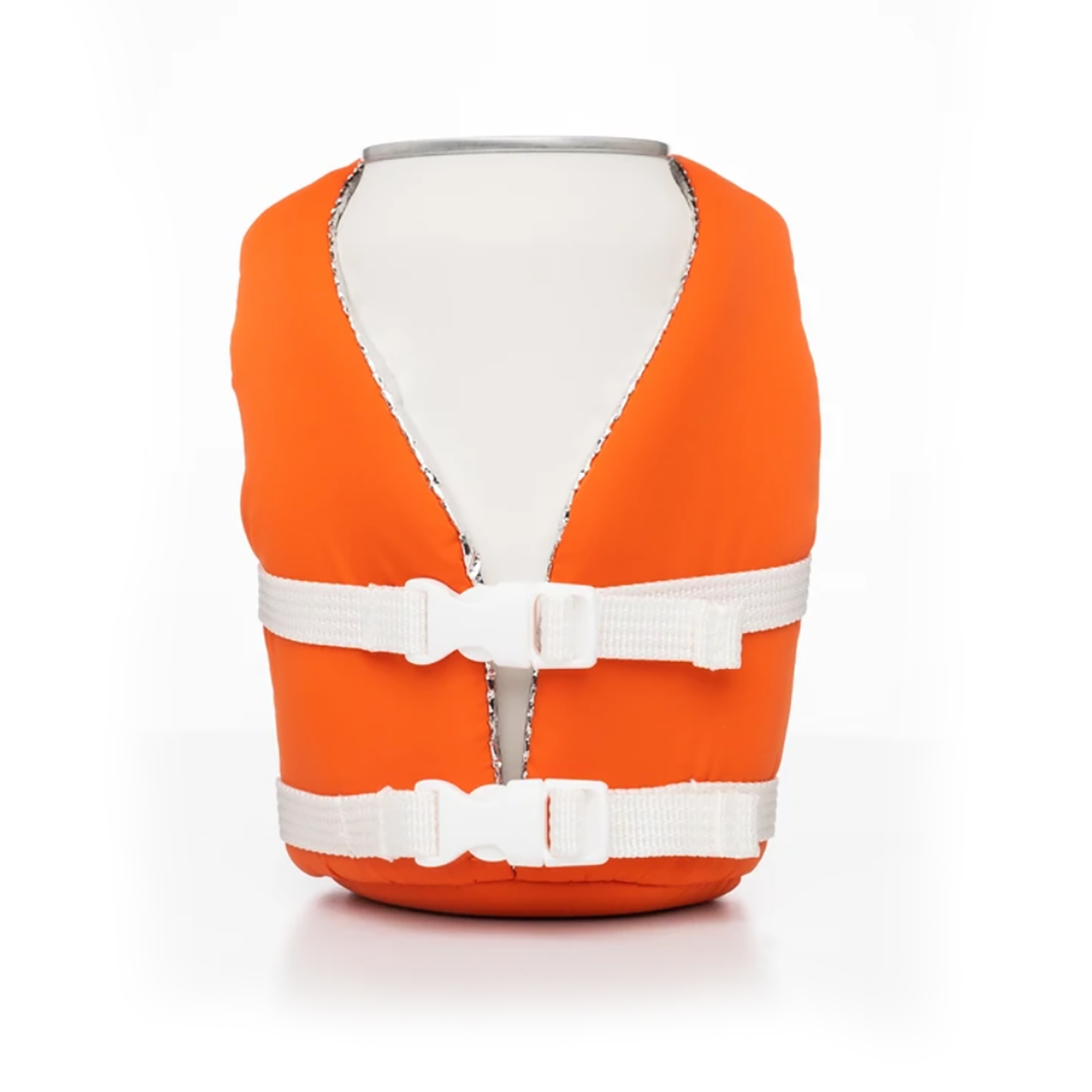 Beverage Life Vest Can Cooler, Vintage Orange-2