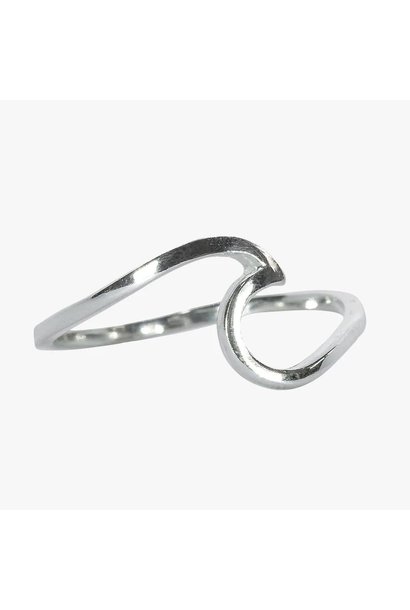 Wave Ring, Silver