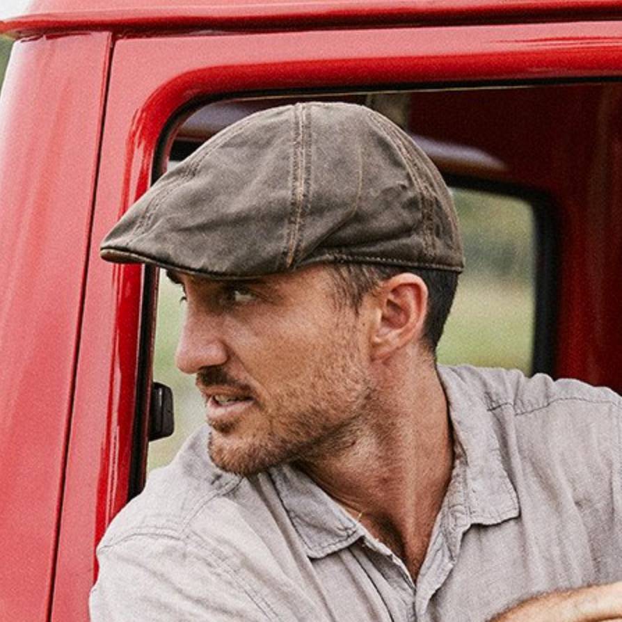 cotton newsboy hat