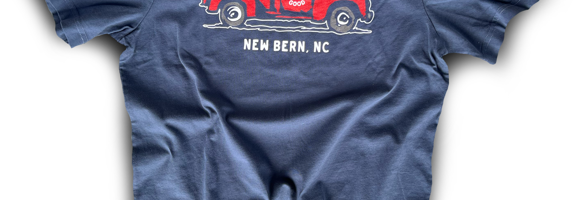 M's New Bern Trusty Pickup Crusher Tee, Darkest Blue