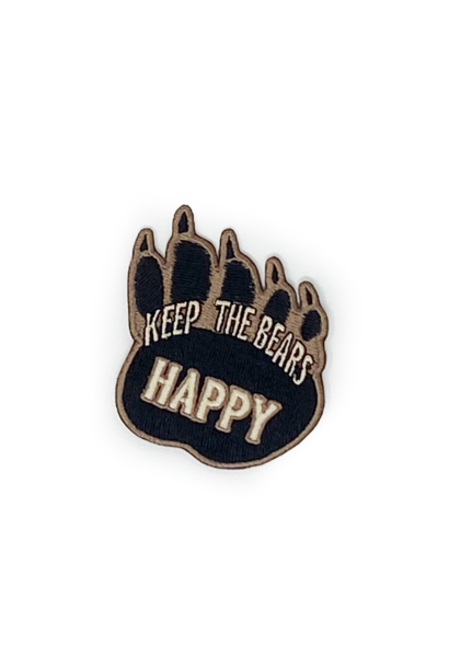 Keep The Bears Happy Embroidered Patch