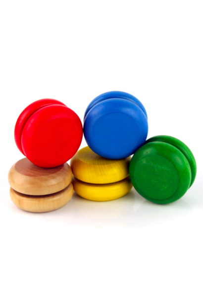 Classic Wooden Yo-Yo, Assorted Colors