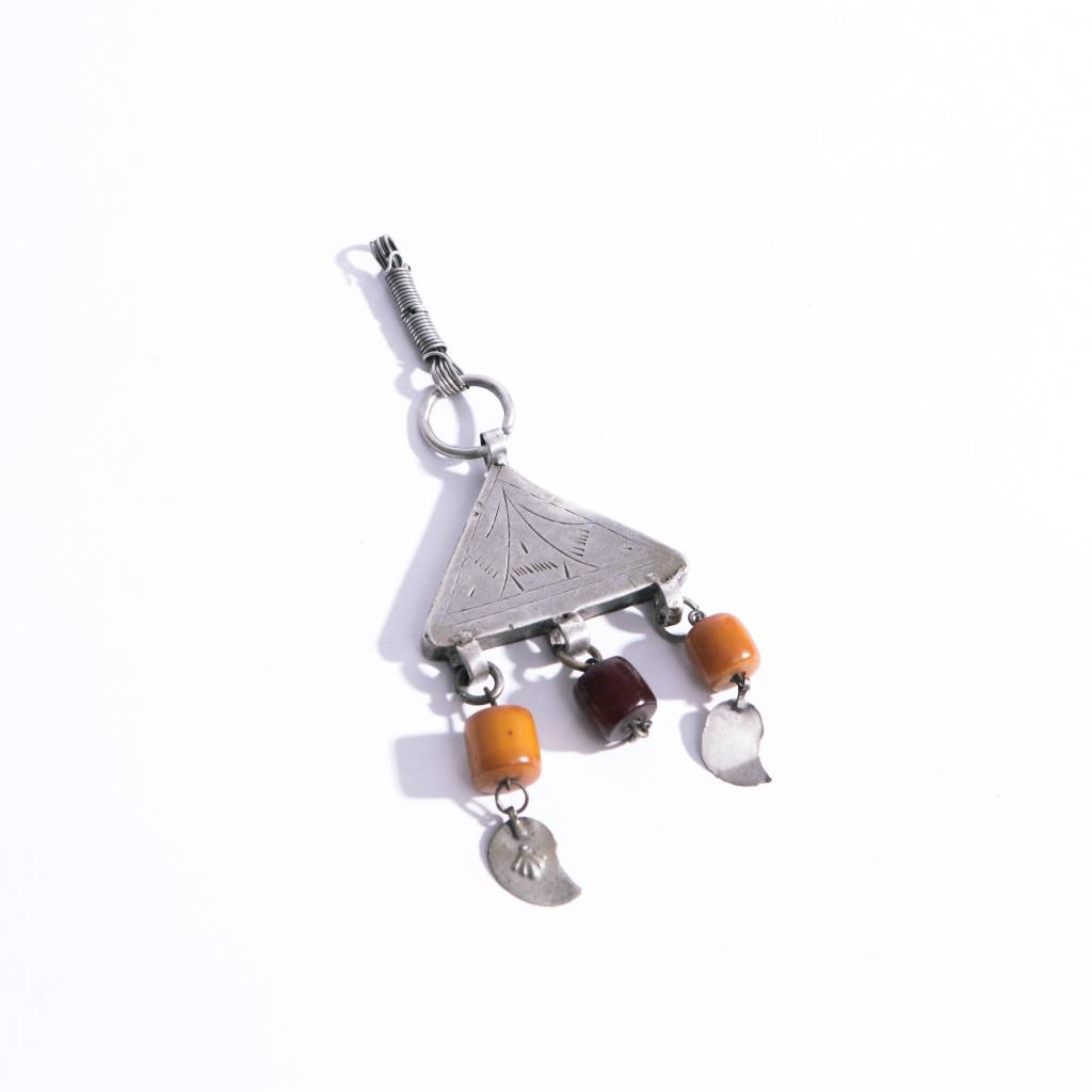 Vintage Ethiopian Silver Pendant - N
