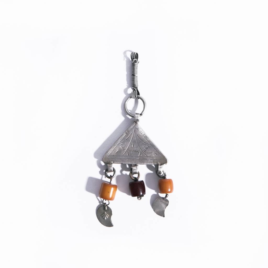 Vintage Ethiopian Silver Pendant - N