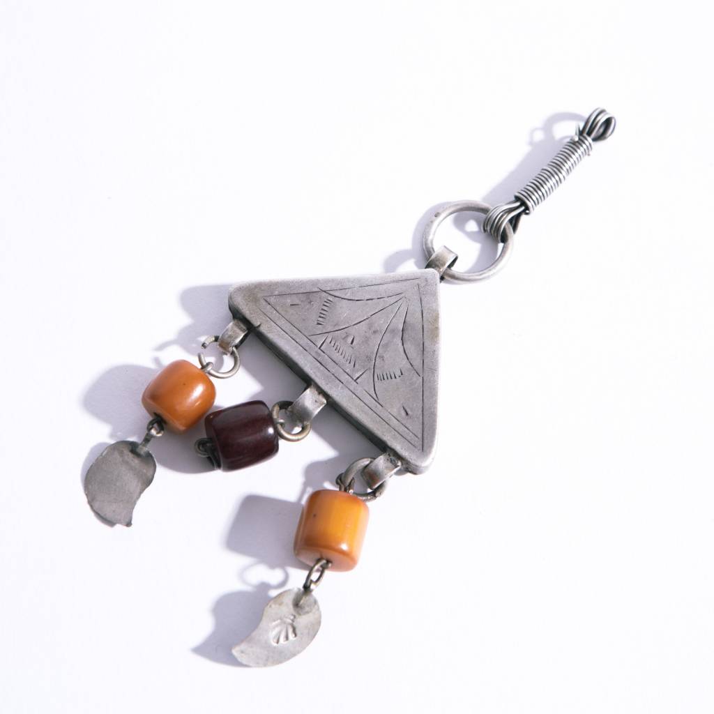 Vintage Ethiopian Silver Pendant - N