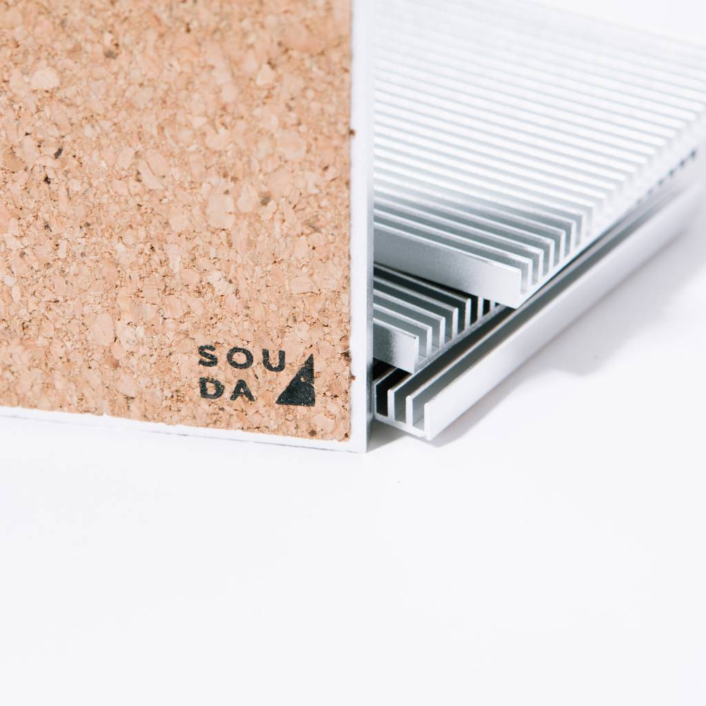 Souda Fin Coasters, Silver, Set of 4