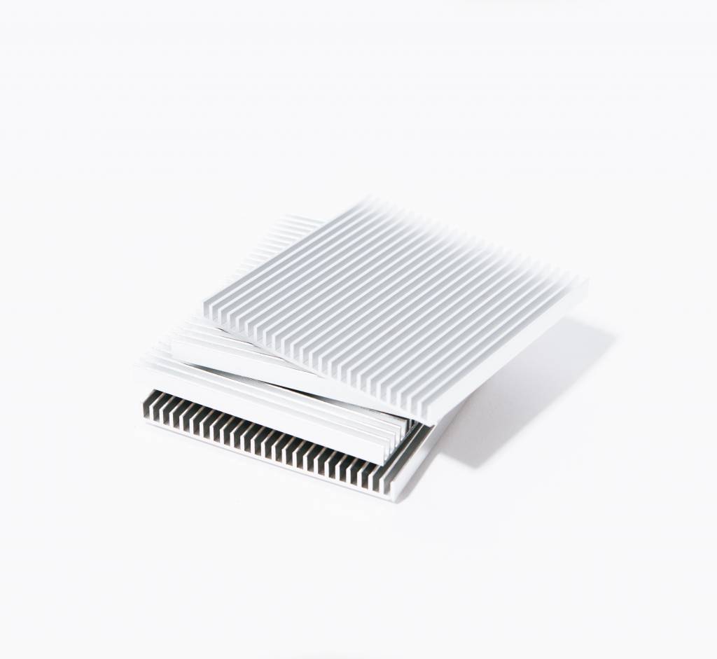 Souda Fin Coasters, Silver, Set of 4