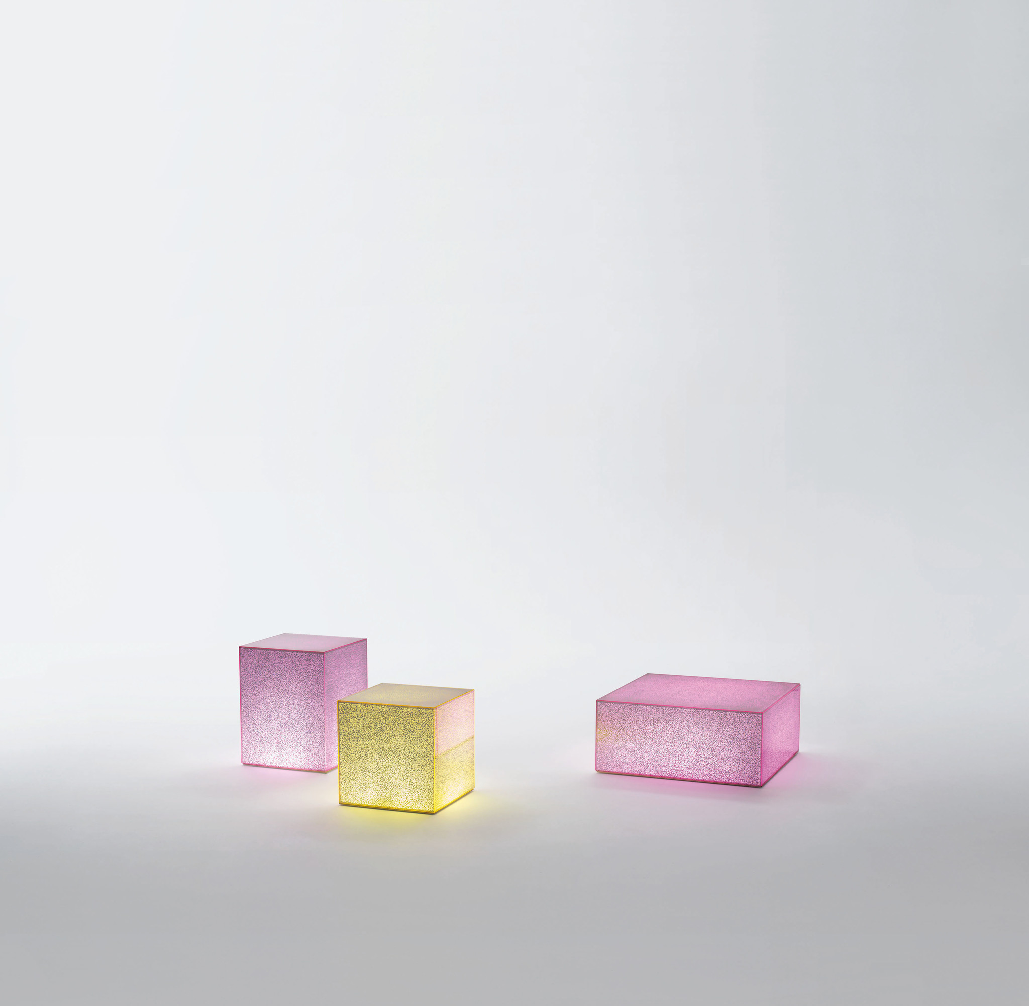 Glas Italia Crack Side Table