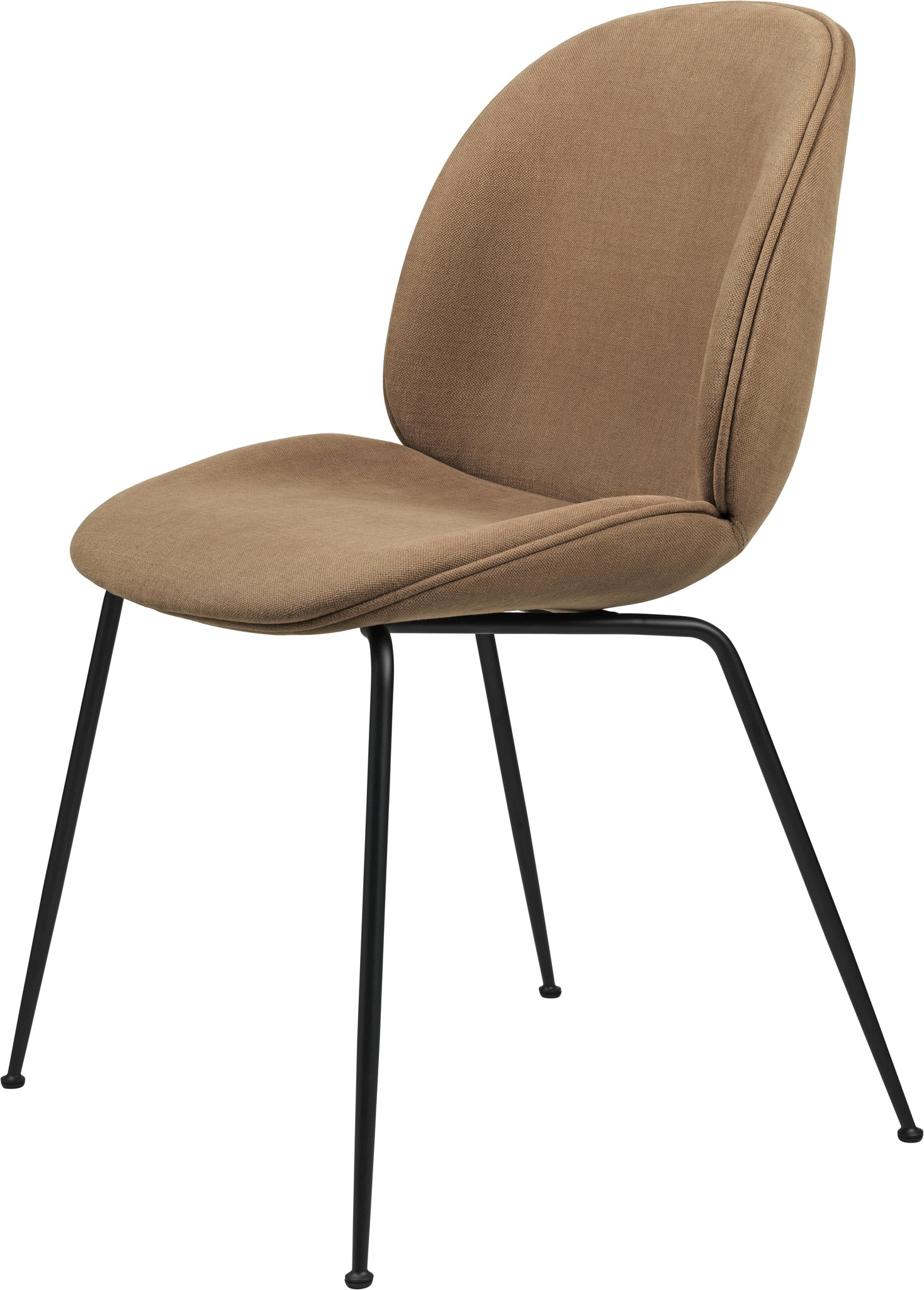 Gubi Beetle Dining Chair - Fully Upholstered - Conic base