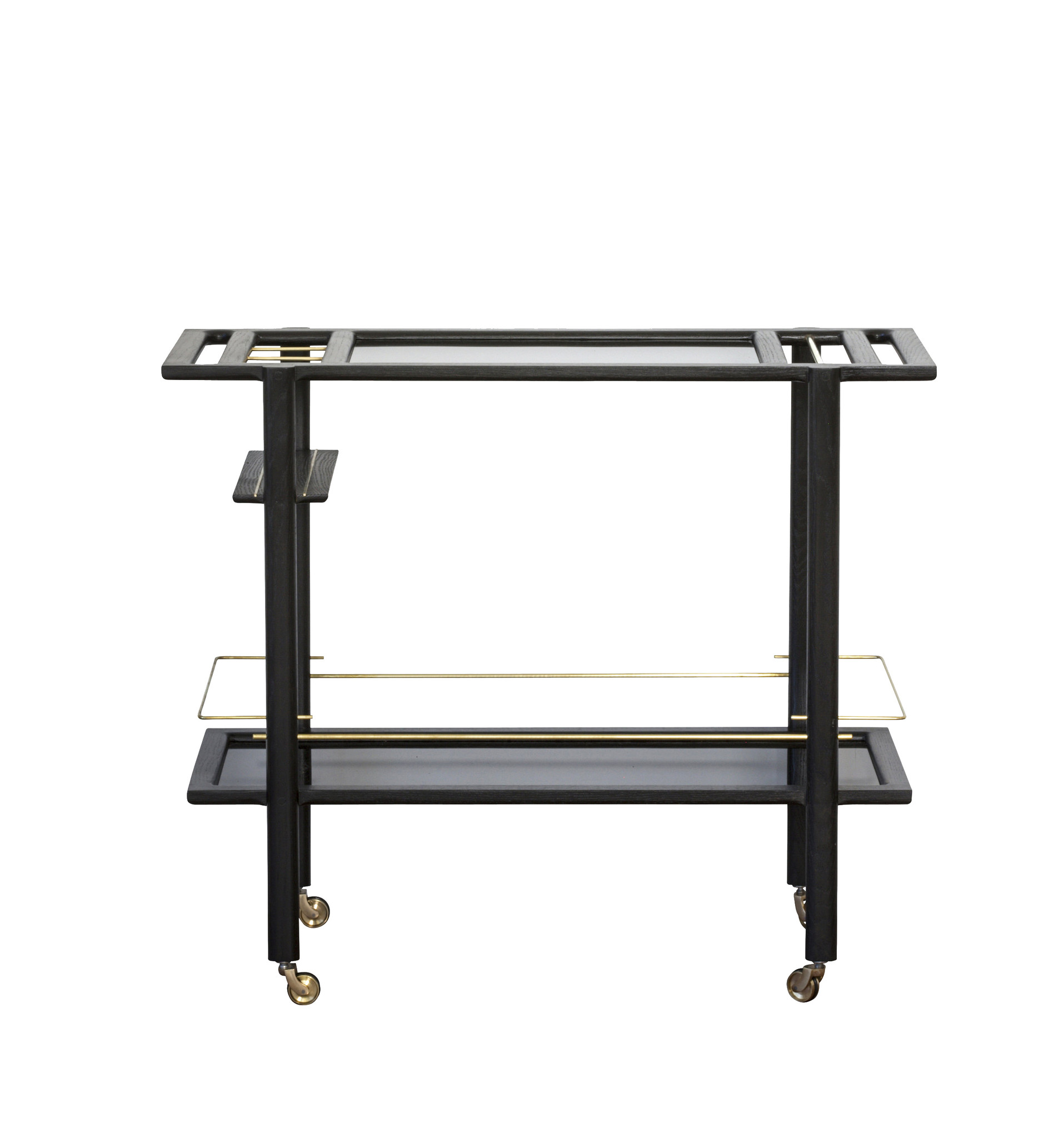 Chris Earl Ebonized Oak Barcart