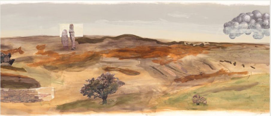 Calico Wallpaper Calico Wallaper - Woodlands, Fields, and Moors