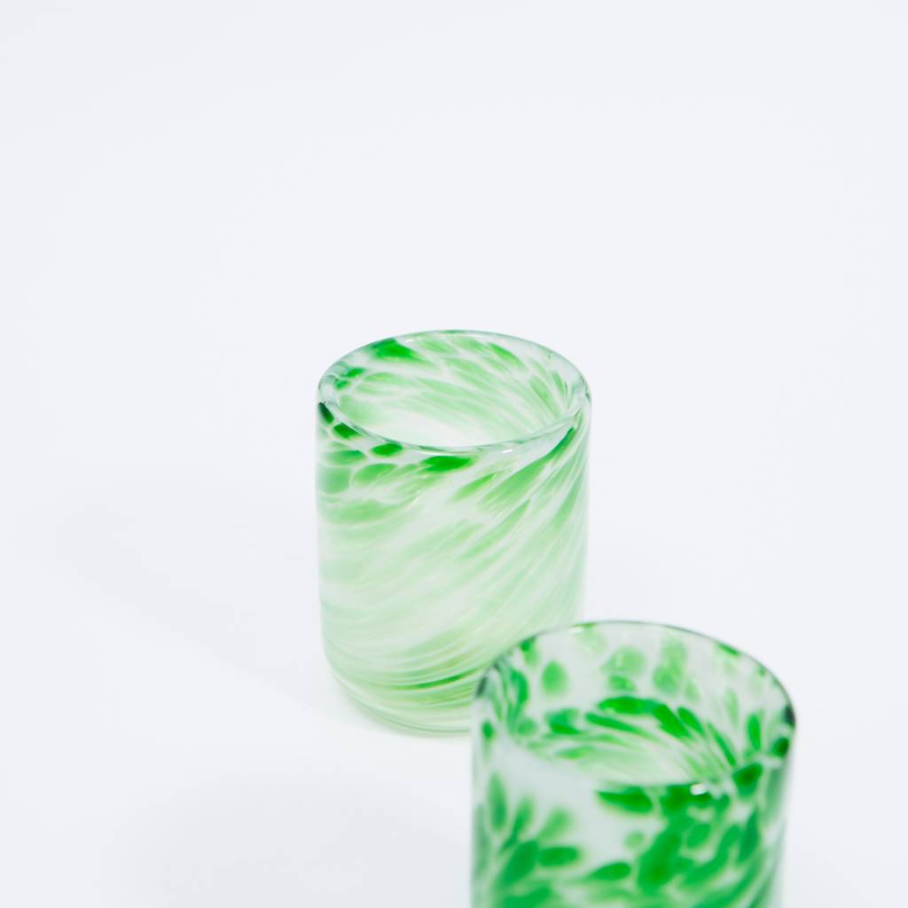 David Gibson Hand Blown Glass Tumblers