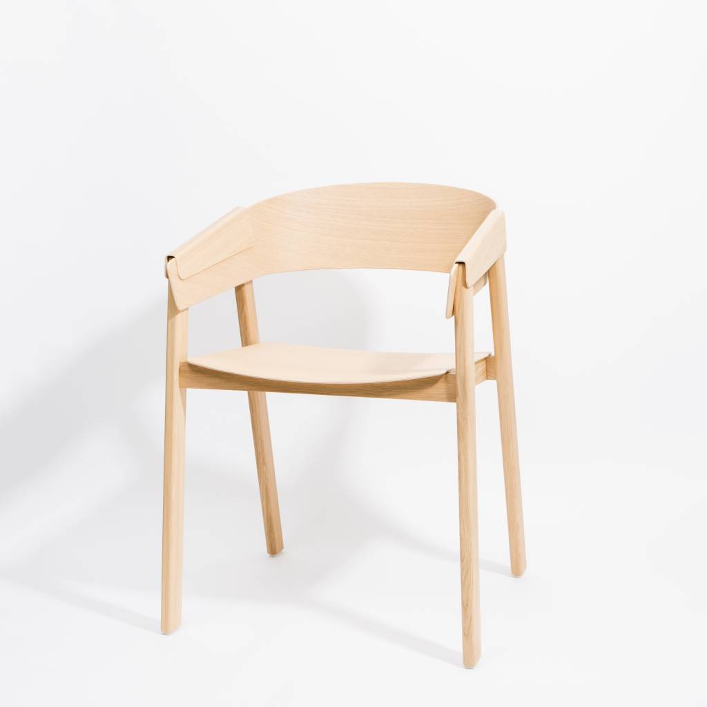 Muuto Cover Armchair Chair - Oak