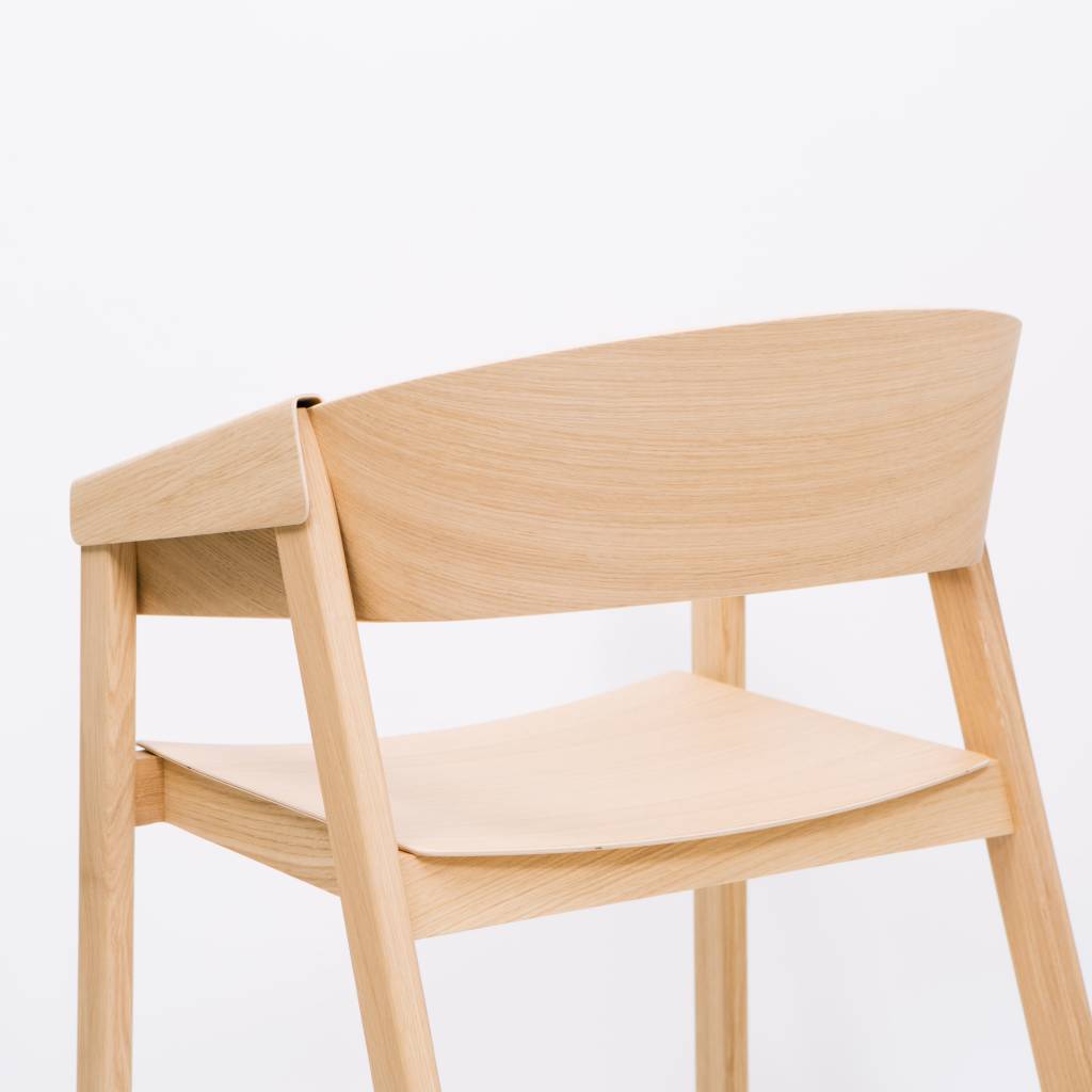Muuto Cover Armchair Chair - Oak