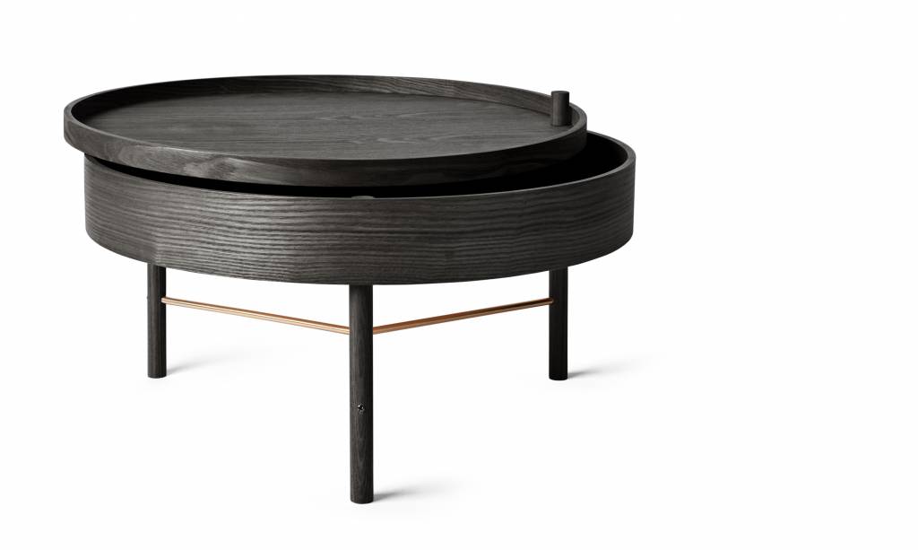 Menu Turning Table, Black Ash