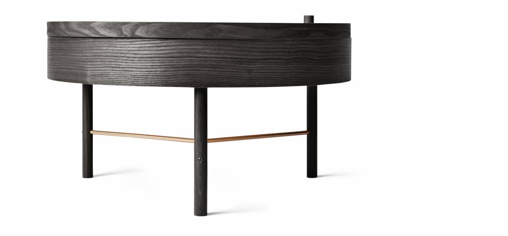 Menu Turning Table, Black Ash