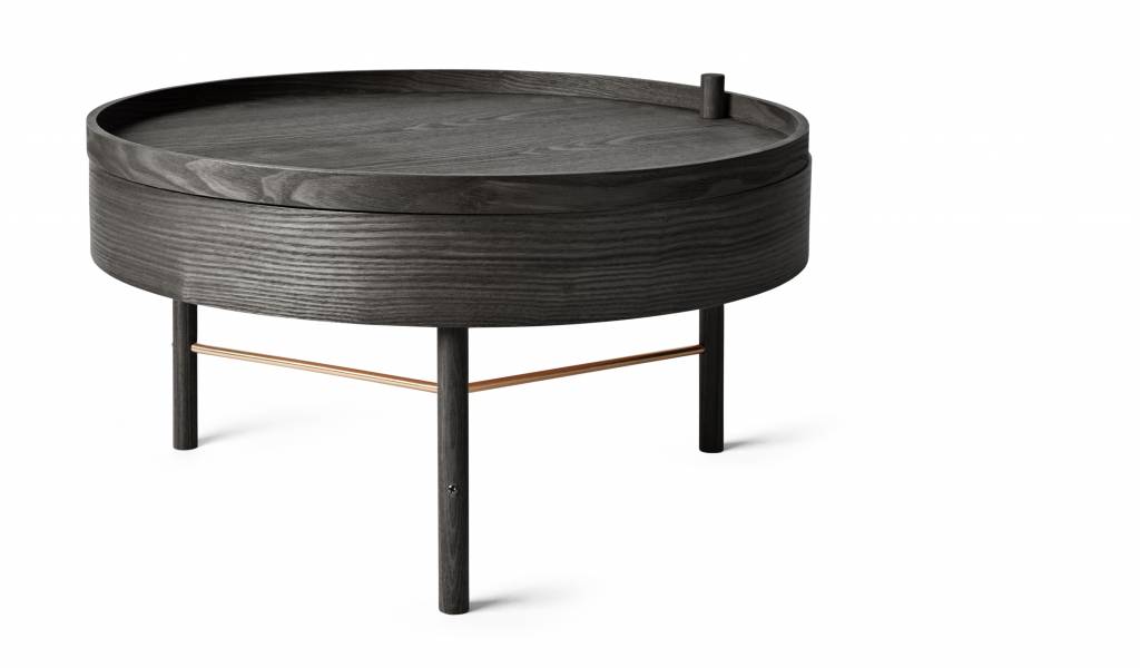 Menu Turning Table, Black Ash