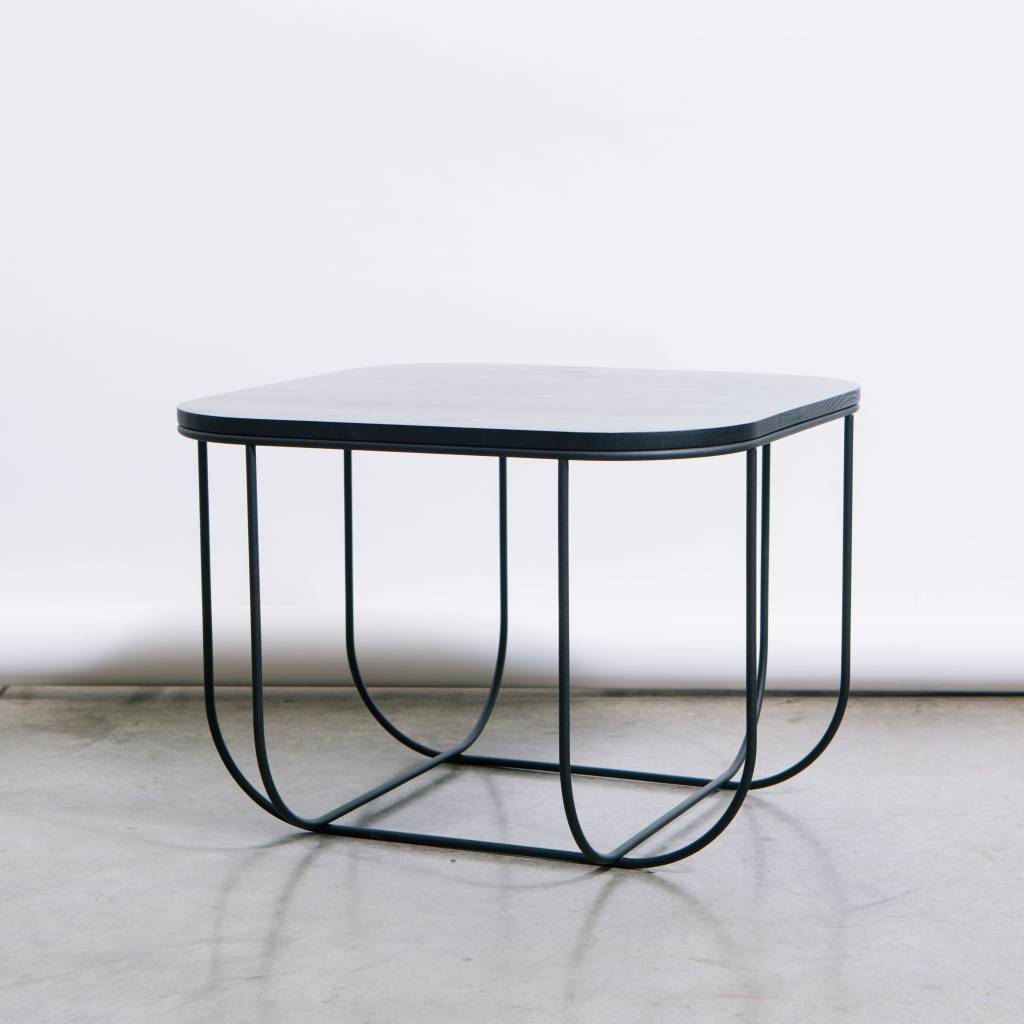 Menu Cage Table Black/Dark Ash