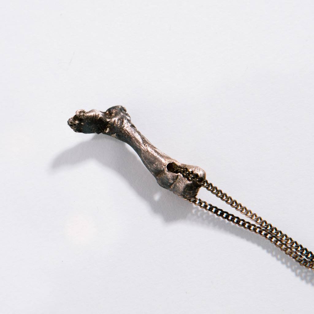 Alice Waese Silver Foot Pendant