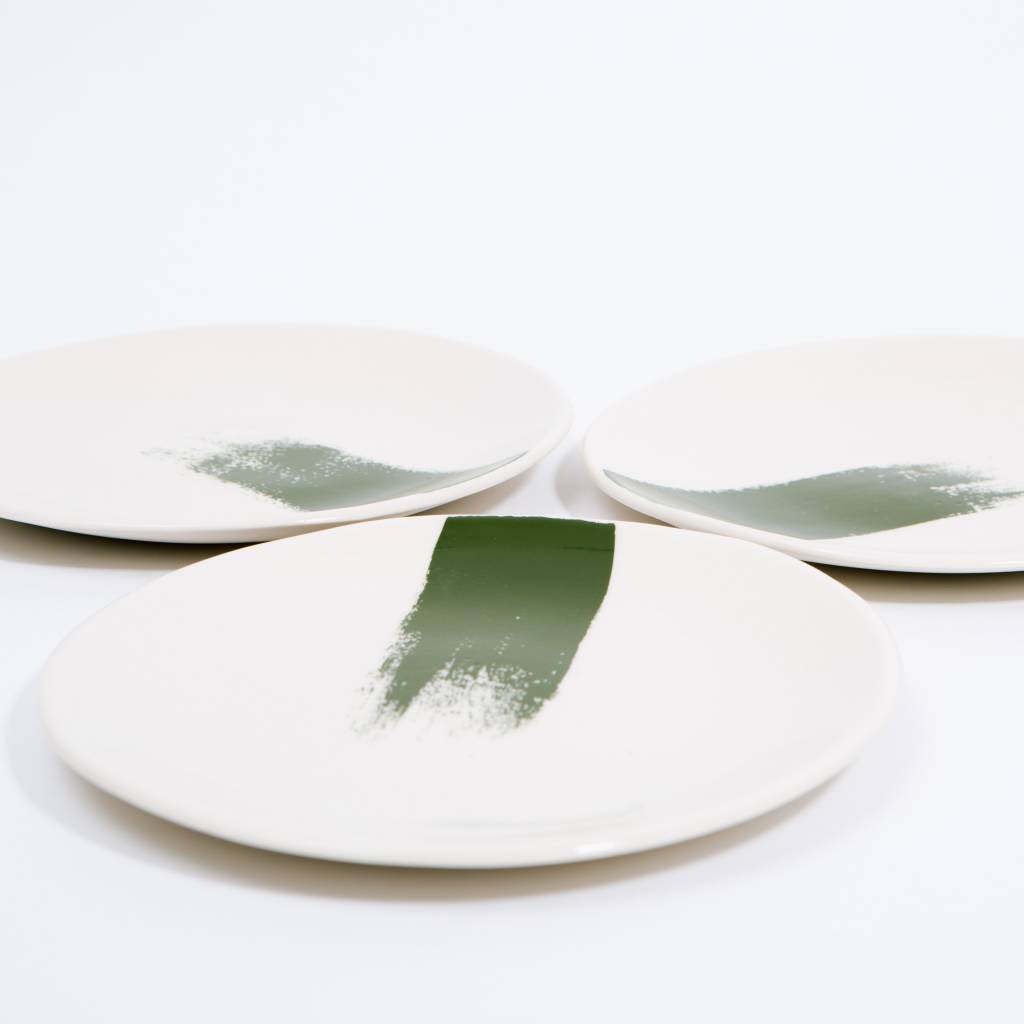 Sarah Cihat Sarah Cihat Brush Stroke Salad Plate