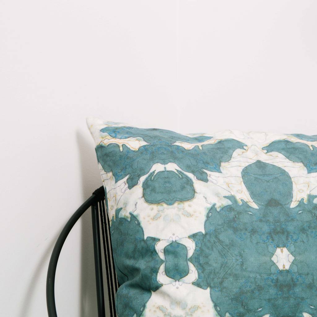 Eskayel The Dance 24" Pillow, Oyster Linen