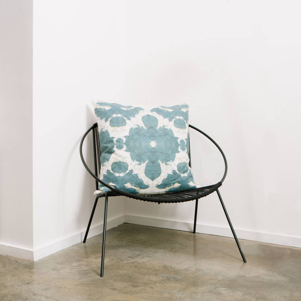 Eskayel The Dance 24" Pillow, Oyster Linen
