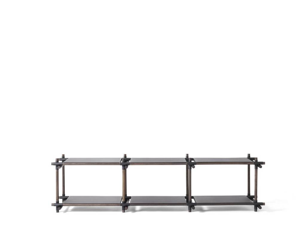 Menu Menu Stick System Shelving Black/Dark Ash
