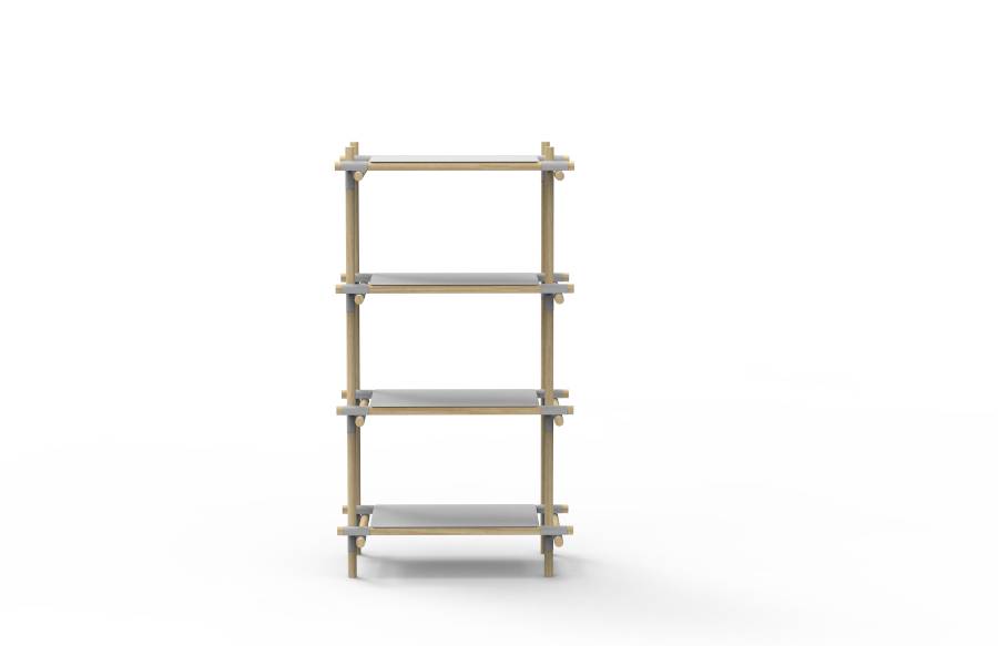 Menu Menu Stick System Shelving Grey/Light Ash