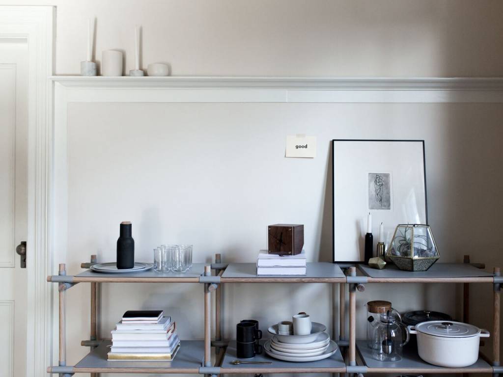 Menu Menu Stick System Shelving Grey/Light Ash
