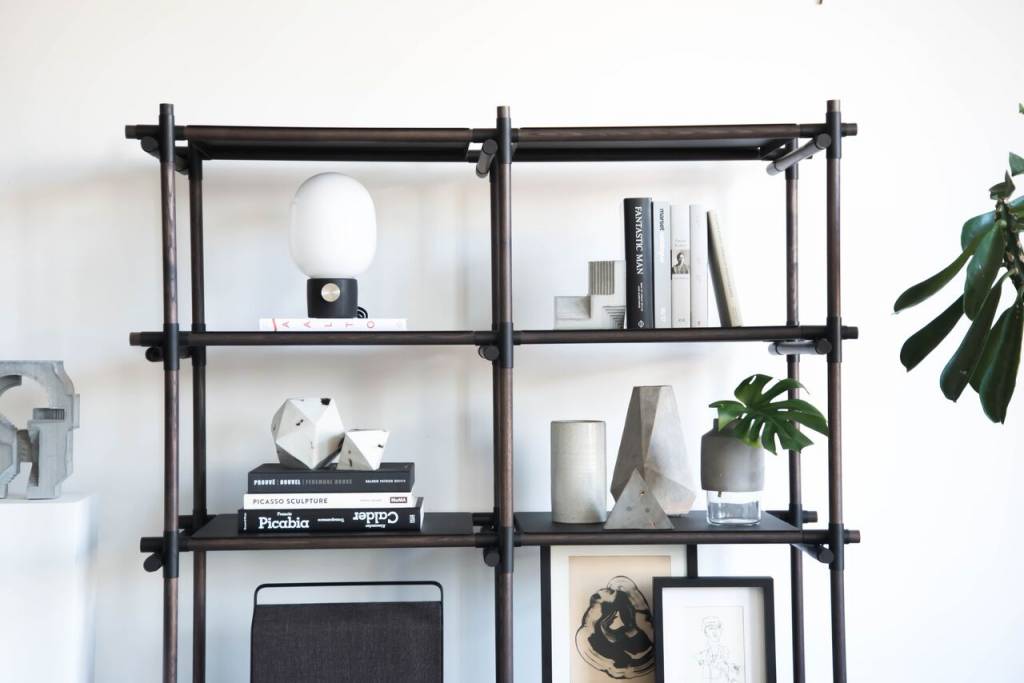 Menu Menu Stick System Shelving Black/Dark Ash