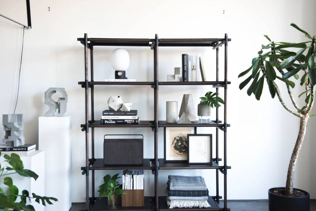 Menu Menu Stick System Shelving Black/Dark Ash