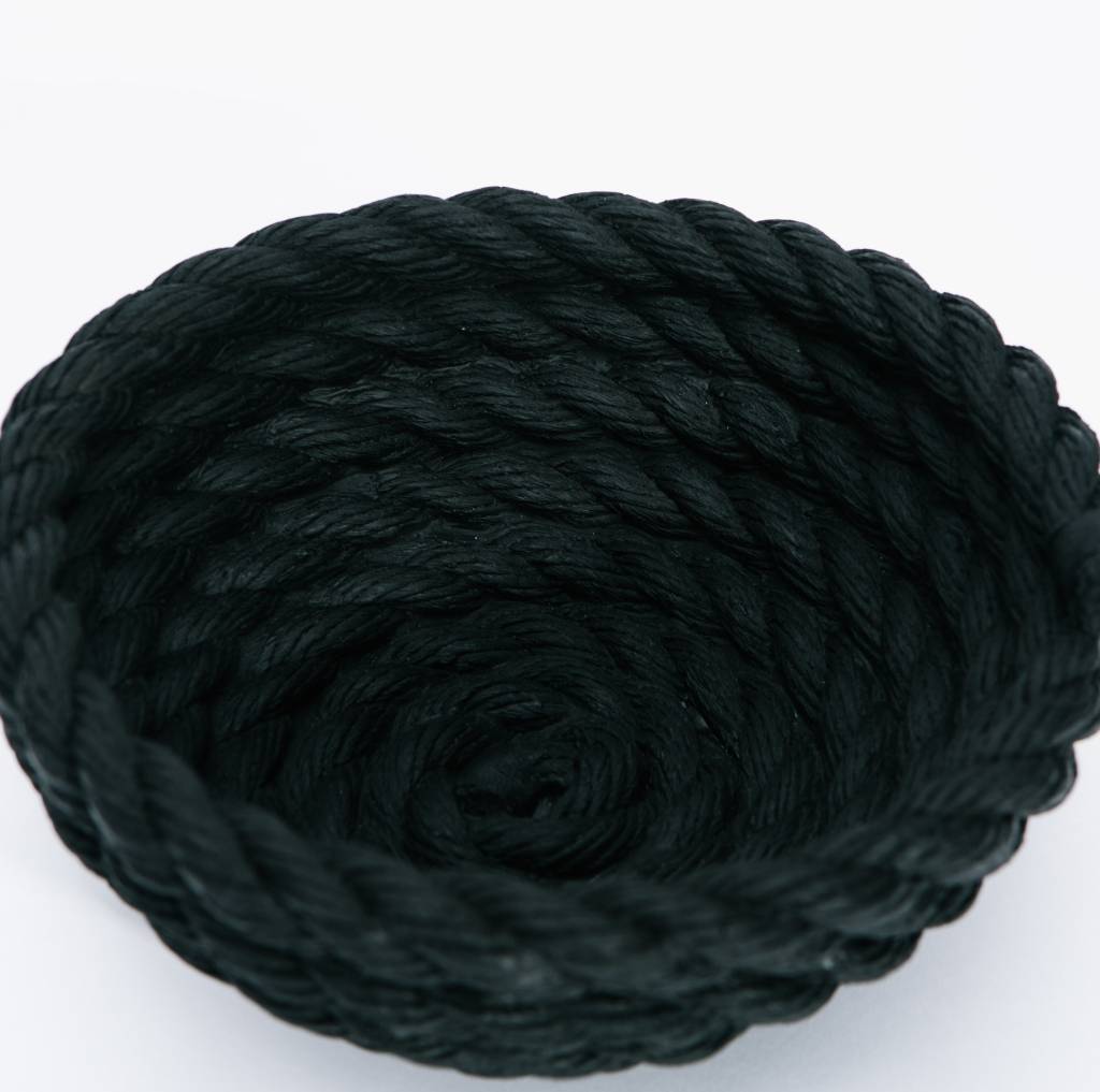 Areaware Reality Coil Rope Bowl - Black