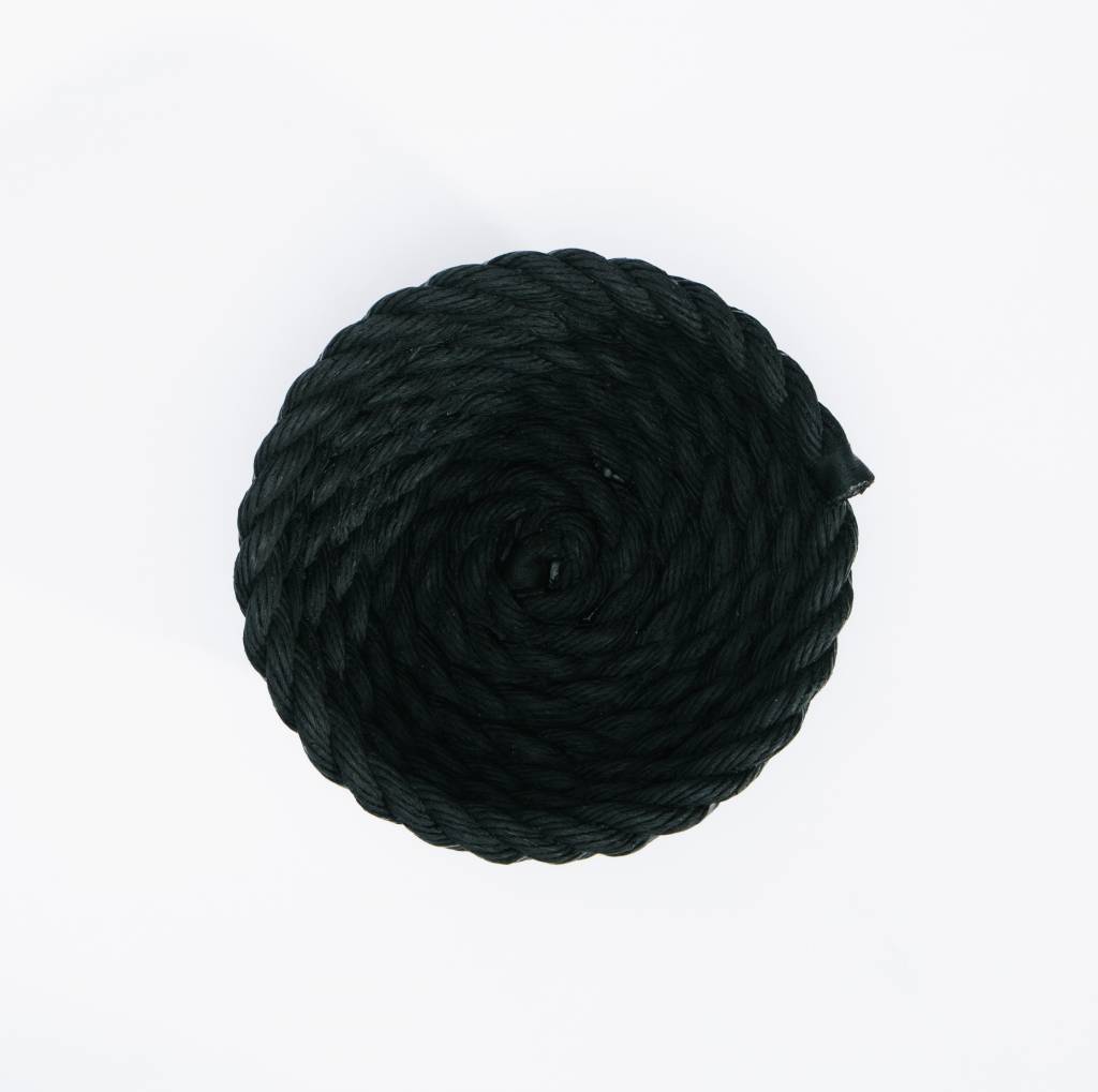 Areaware Reality Coil Rope Bowl - Black