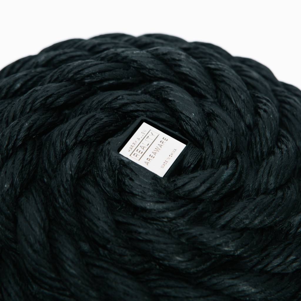 Areaware Reality Coil Rope Bowl - Black
