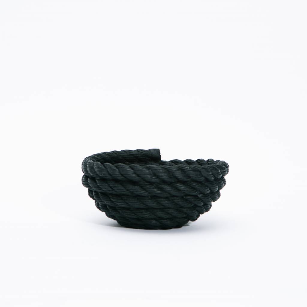 Areaware Reality Coil Rope Bowl - Black