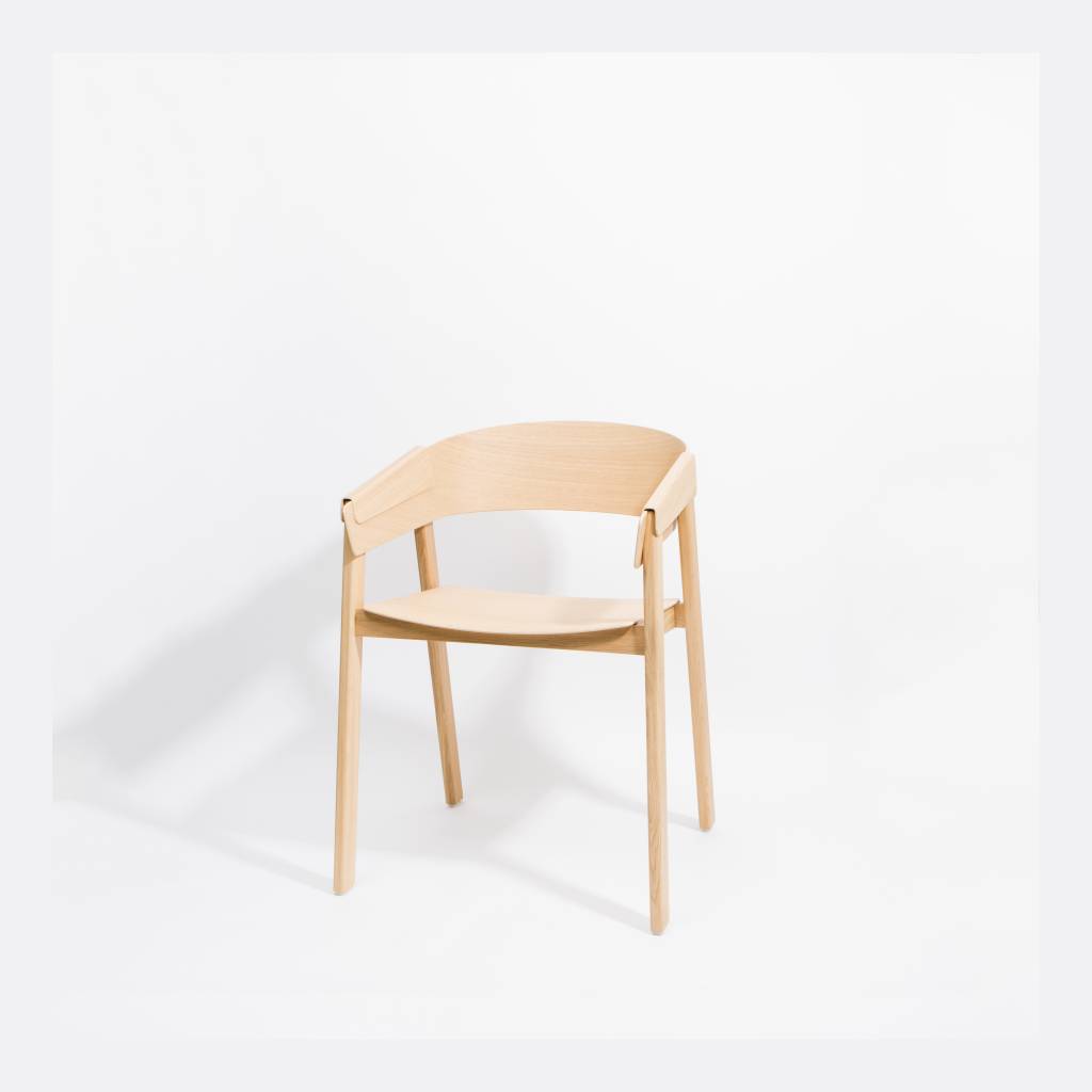 Muuto Cover Armchair Chair - Oak