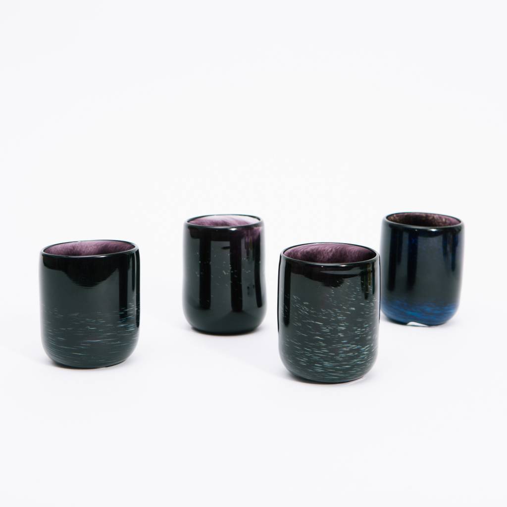 David Gibson Hand Blown Glass Tumblers