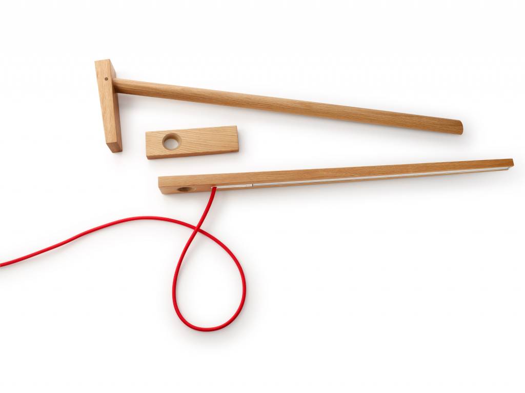 Pablo Designs Clamp Lamp - Mini, White Oak