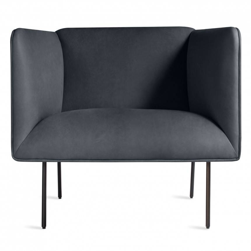 Blu Dot Dandy Leather Lounge Chair