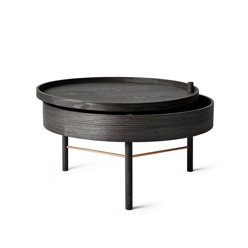 Menu Turning Table, Black Ash