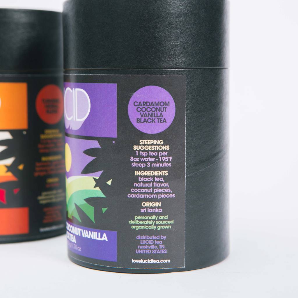 Lucid Tea Cardamom Coconut Vanilla Black Tea